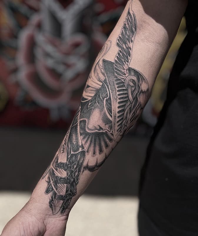 Neo-Traditional tattoo by ihatejake_tattoos