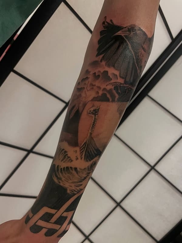 Neo-Traditional tattoo by ihatejake_tattoos