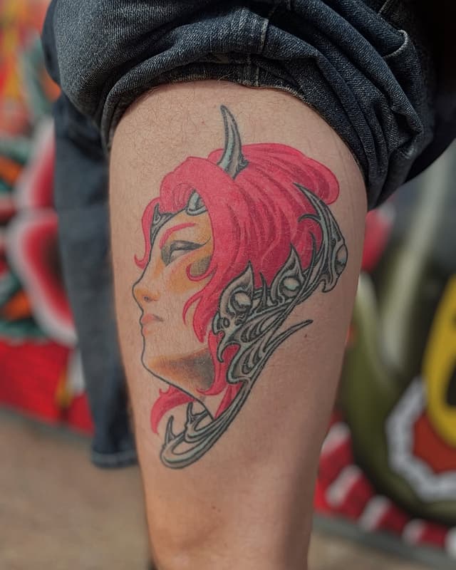 Neo-Traditional tattoo by ihatejake_tattoos