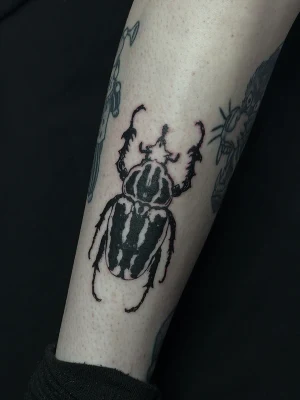 Blackwork tattoo by macetattooz
