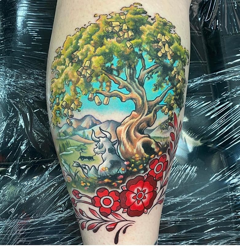 Realism (colour) tattoo by Lauren Fenlon