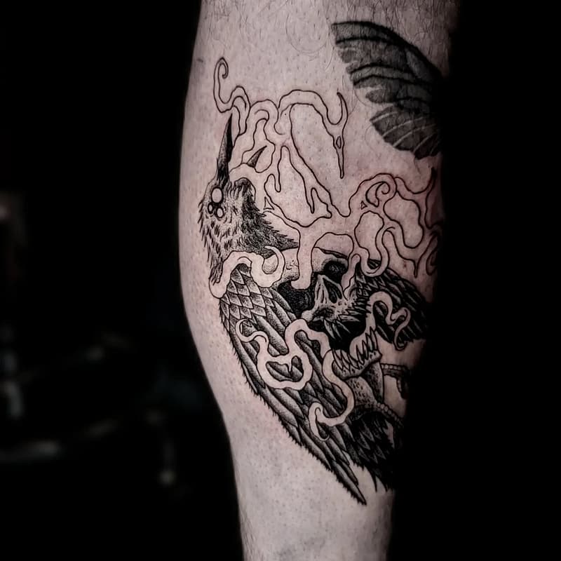 Blackwork tattoo by 𝕹𝖎𝖐 𝕸𝖆𝖝𝖎𝖒𝖔𝖛𝖎𝖈𝖍