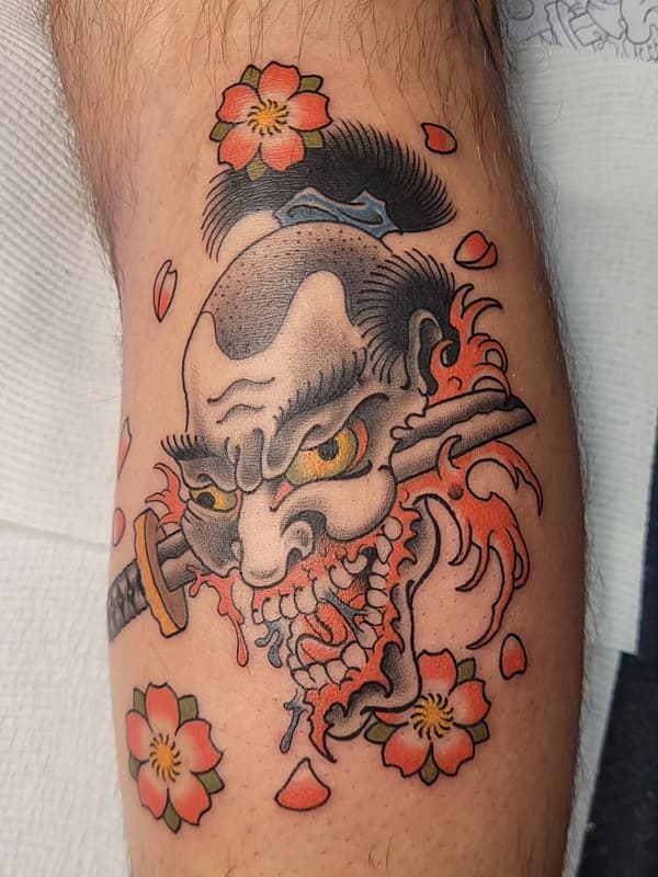 American Traditional tattoo by Aidan Hardy