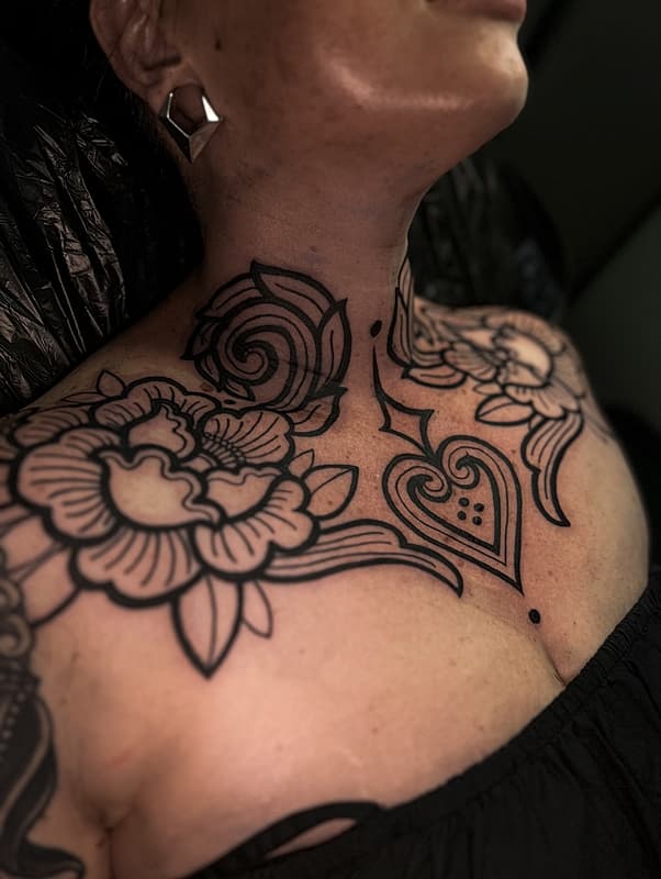 Blackwork tattoo by Jordi King