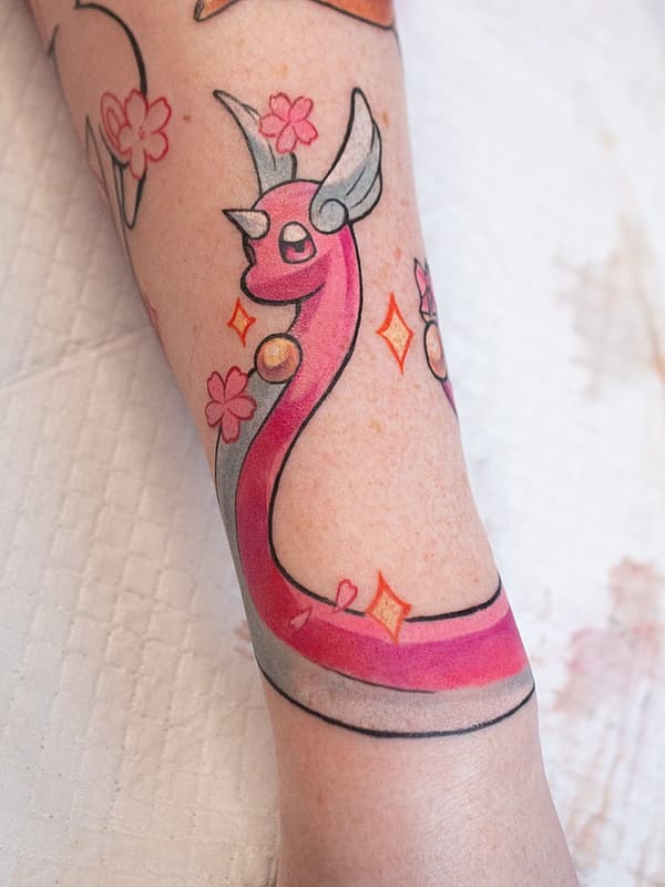 Anime tattoo by Binksy | Anime Tattoos Newcastle NSW