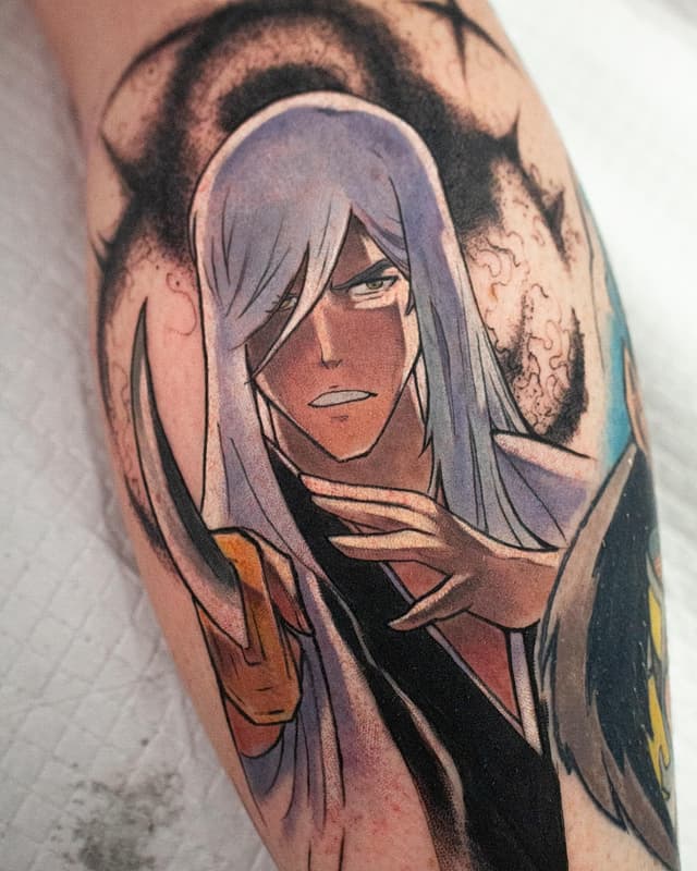 Anime tattoo by Binksy | Anime Tattoos Newcastle NSW