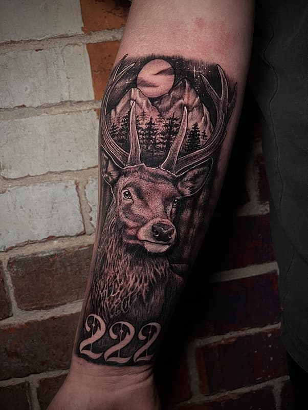 Realism (black & grey) tattoo by Adrian Monello
