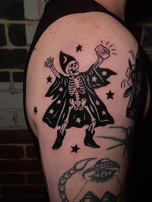 Realism (black & grey) tattoo by Adrian Monello
