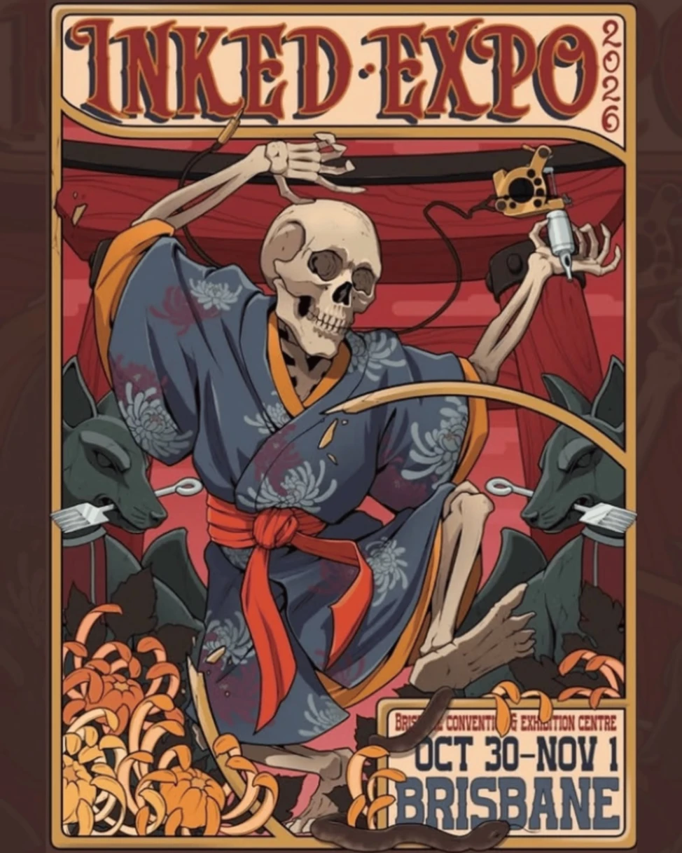 Inked Expo Brisbane banner