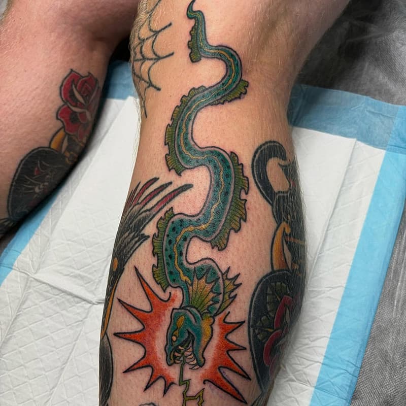 Illustrative tattoo by Yasmin T. Tattoos