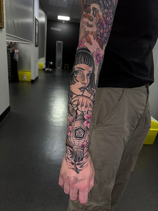 Neo-Traditional tattoo by liltattooss