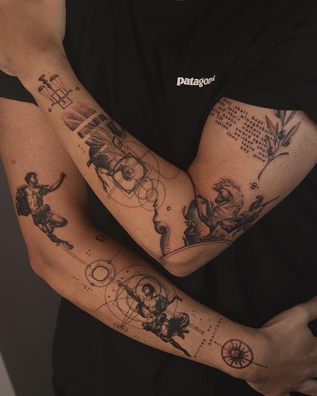 Tattoo by Alfie in Australia