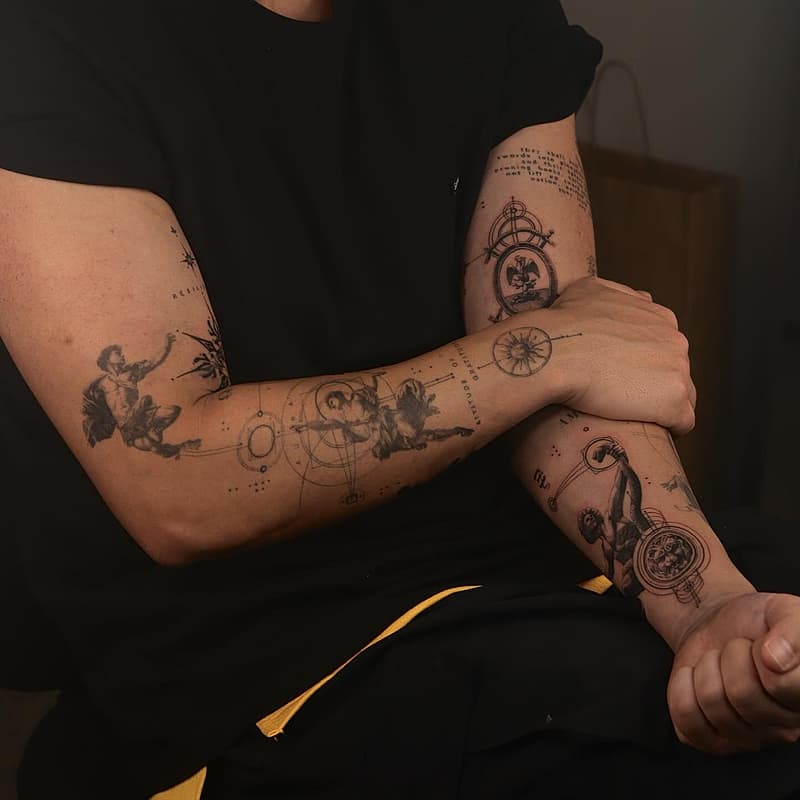 Tattoo by Alfie in Australia