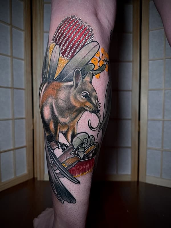 Neo-Traditional tattoo by Luke Pritchard