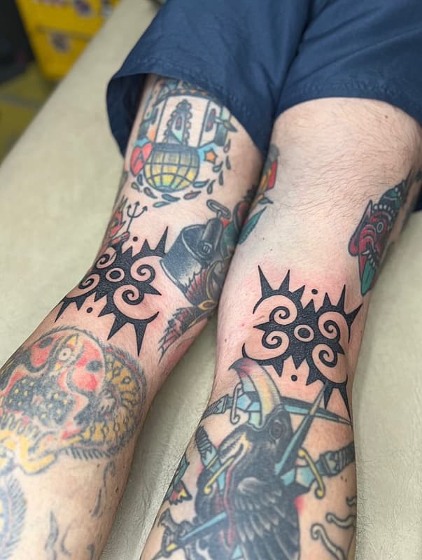 Traditional tattoo by Magali
