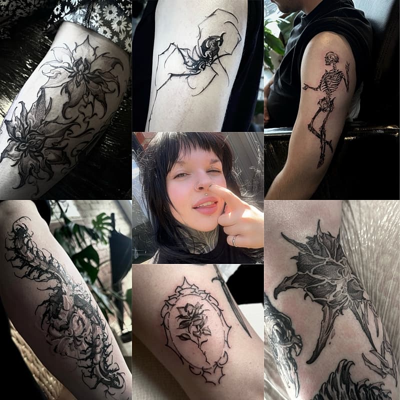 Blackwork tattoo by ༒𝓢𝓷𝓸𝔀༒