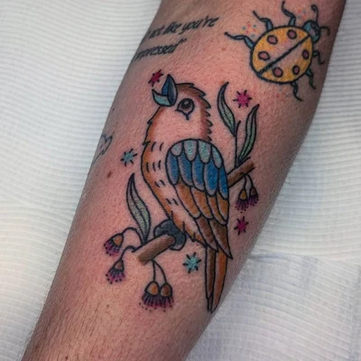 American Traditional tattoo by Snips Tattoos