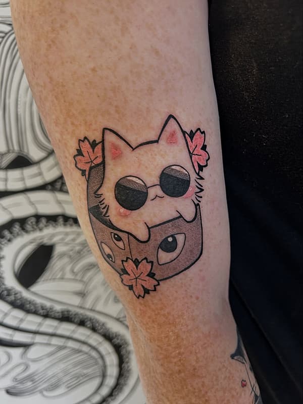 Tattoo by Inky Neko in Surfers Paradise