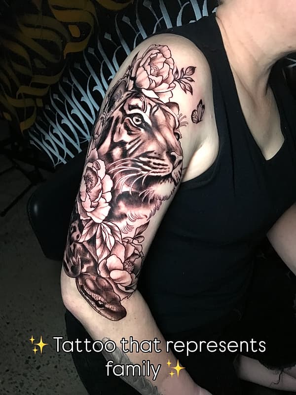 Realism (black & grey) tattoo by Trigger