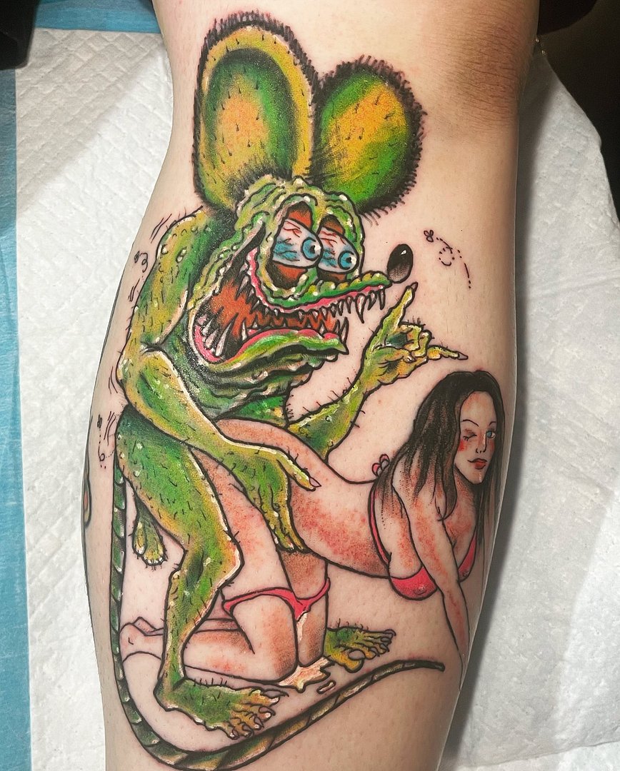 American Traditional tattoo by Sam Smyth
