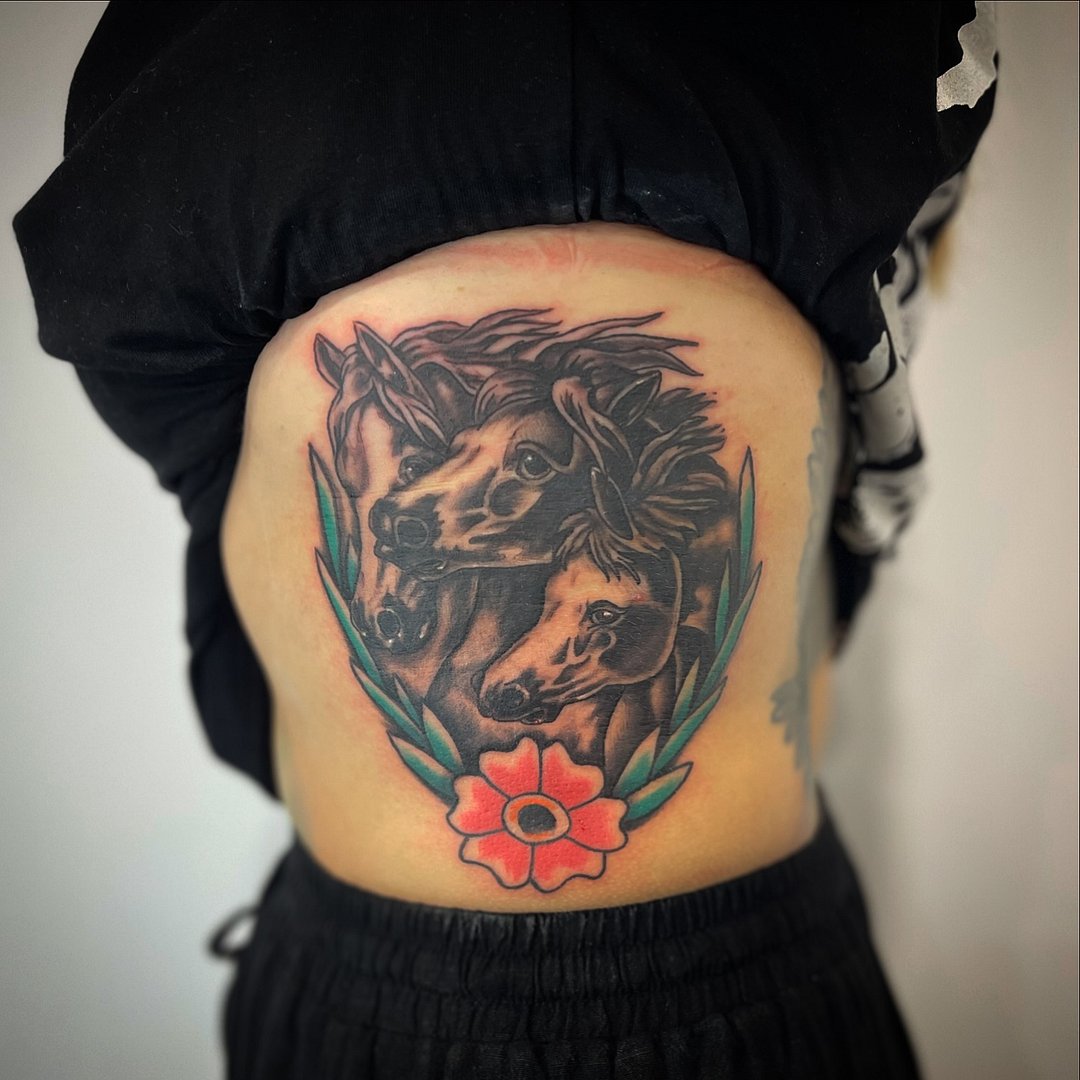 American Traditional tattoo by Sam Smyth