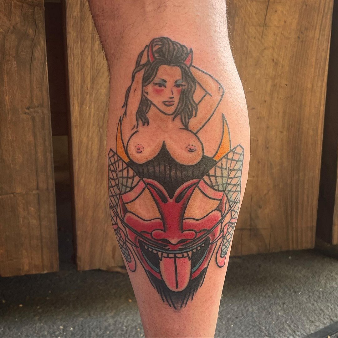 American Traditional tattoo by Sam Smyth