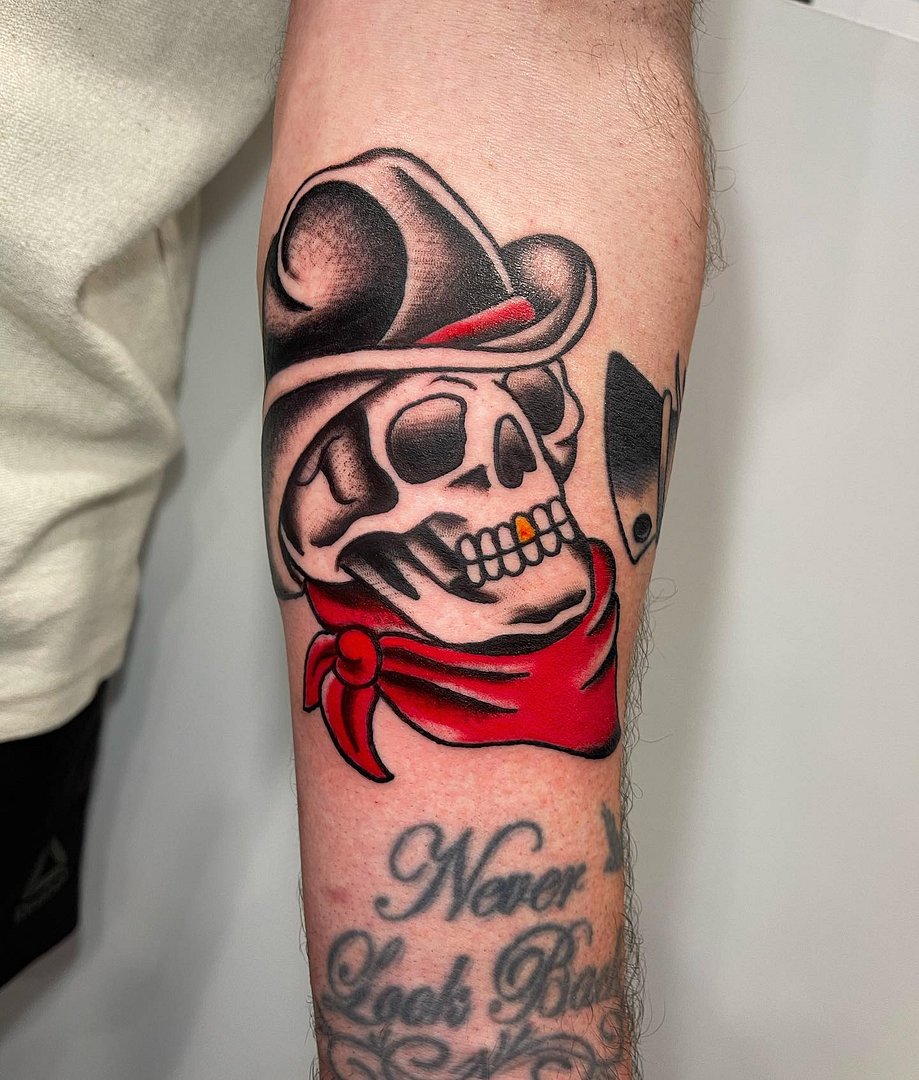 American Traditional tattoo by Sam Smyth