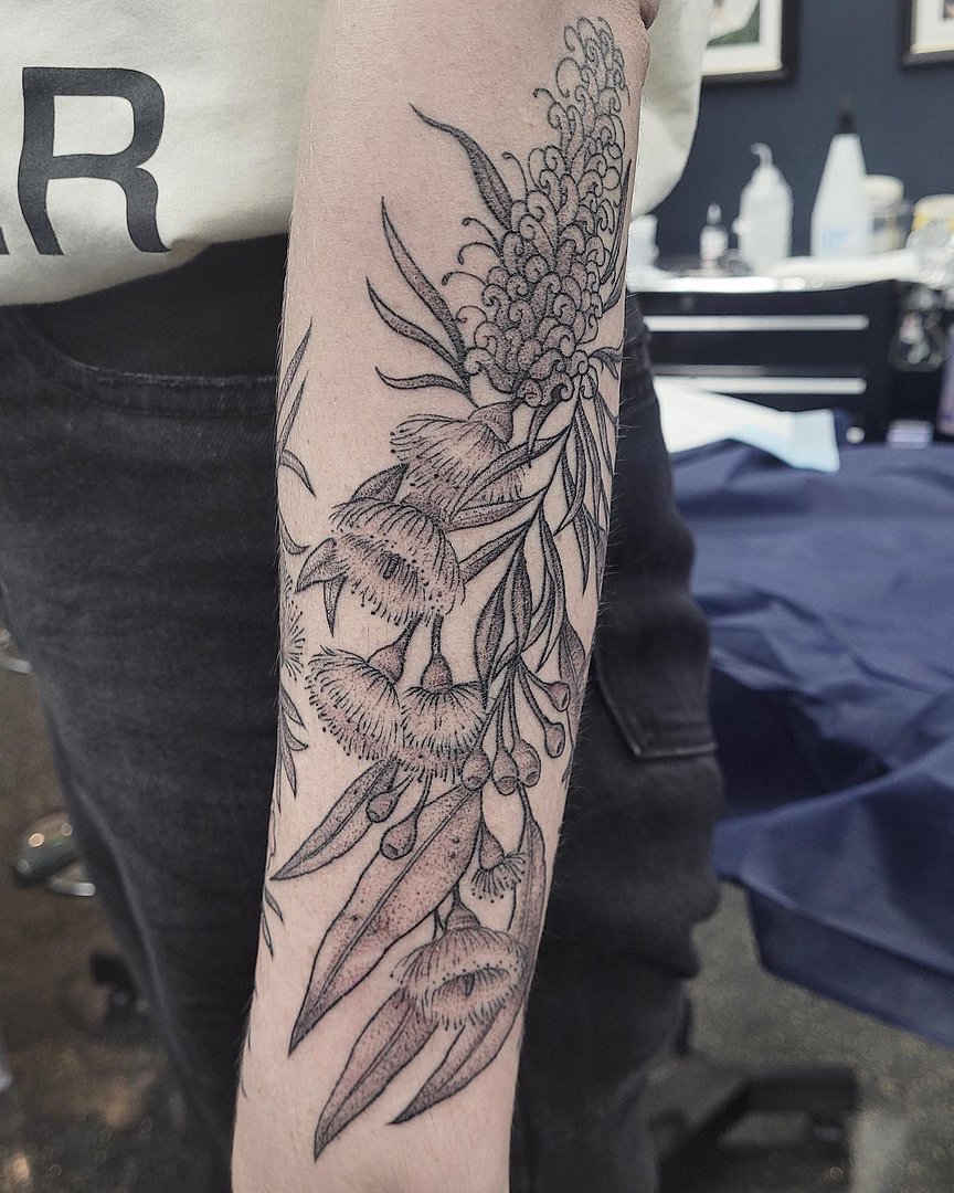 Fineline tattoo by Flick
