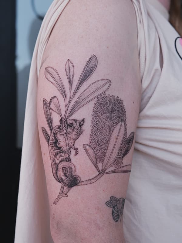 Tattoo by Milly Weber in Australia