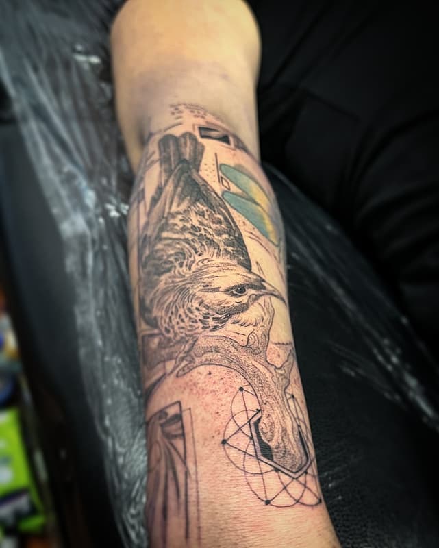 All rounder tattoo by Kieran  🇳🇿 fineline tattoo