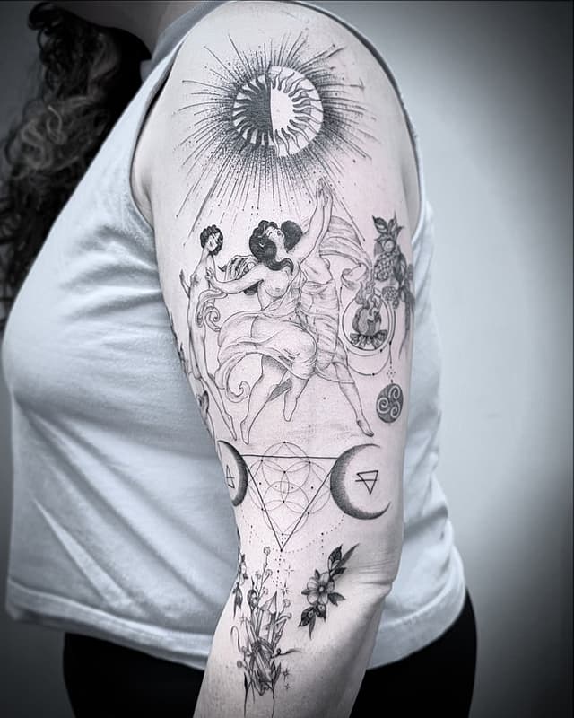 All rounder tattoo by Kieran  🇳🇿 fineline tattoo