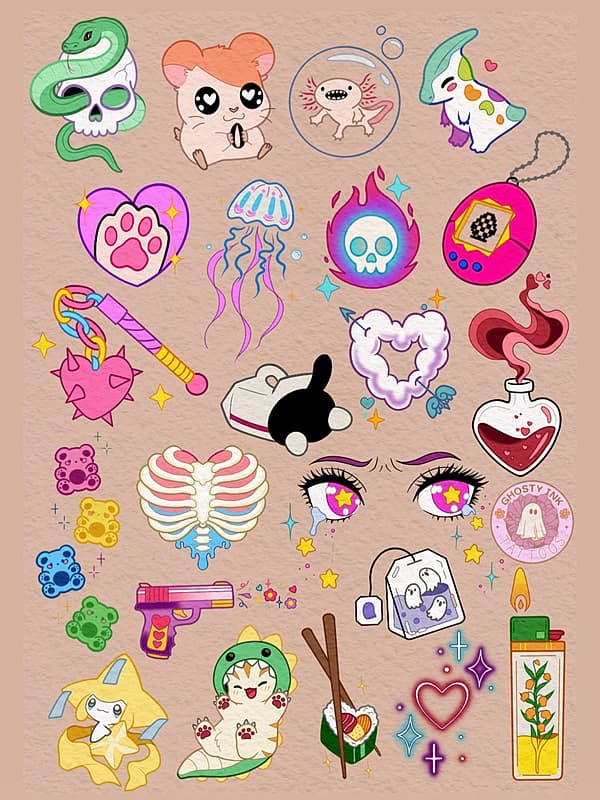 Anime tattoo by Kodei 👻