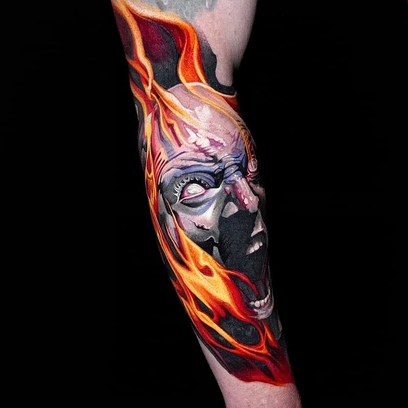 Tattoo by Fabian Danger De Gaillande in Melbourne