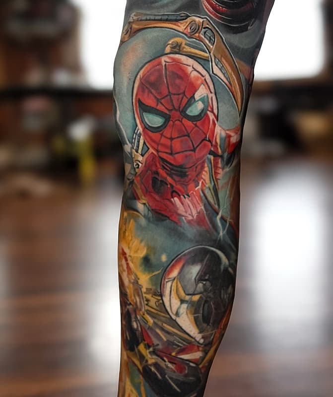 Realism (colour) tattoo by Fabian Danger De Gaillande