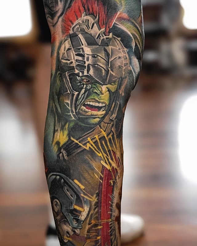 Realism (colour) tattoo by Fabian Danger De Gaillande