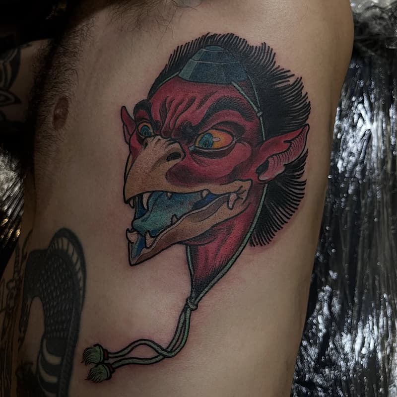 Illustrative tattoo by Stickybonessmith