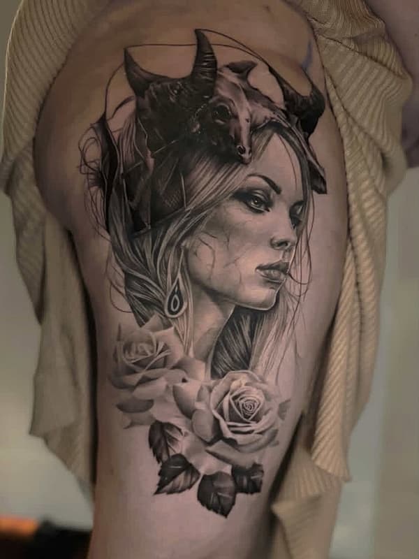 Realism (black & grey) by Darren Luke | Realism & Portrait Tattoo Artist