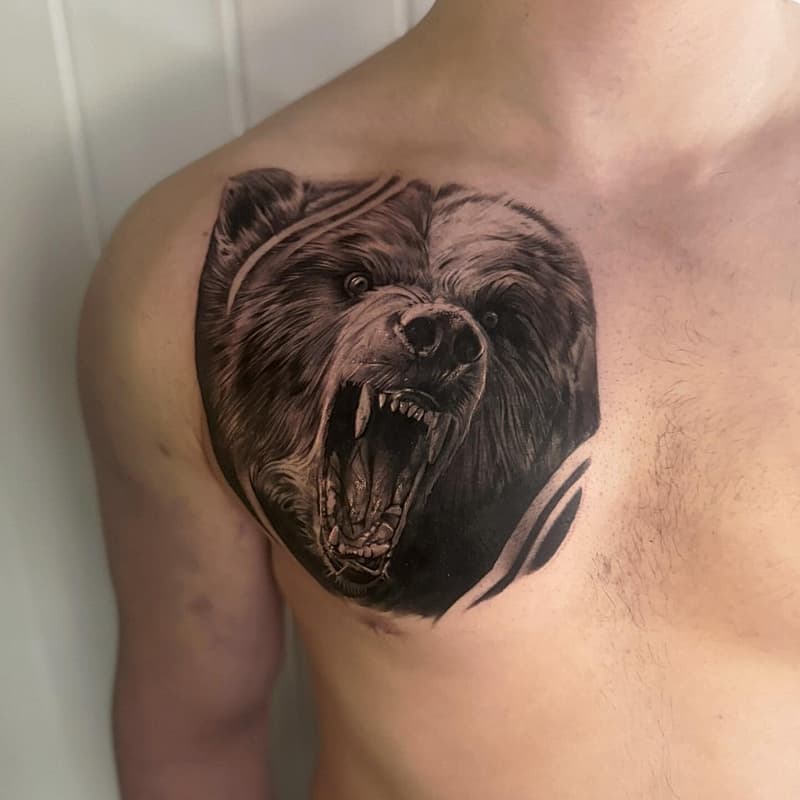 Realism (black & grey) by Darren Luke | Realism & Portrait Tattoo Artist