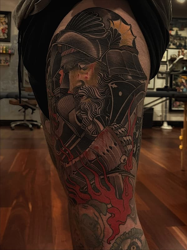 Art Nouveau tattoo